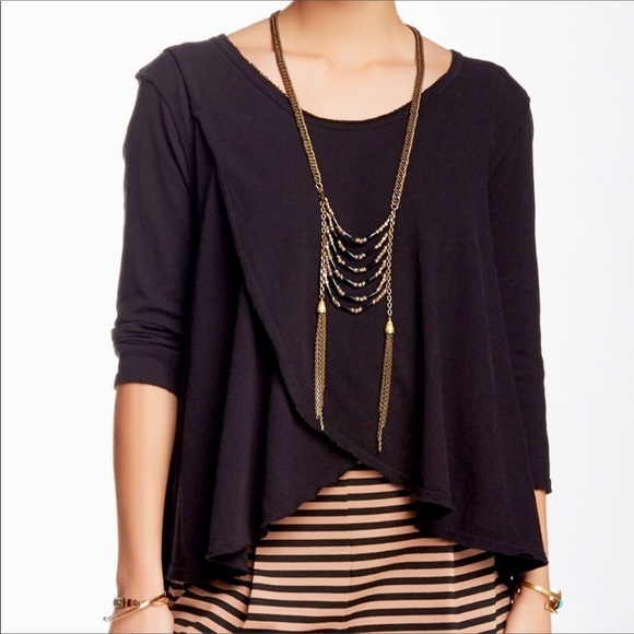 Free People Bonsai Tee In black - Picture 2 of 8